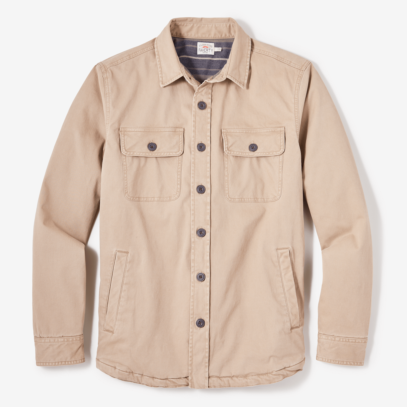 Faherty Stretch Blanket Lined CPO Bespoke Post